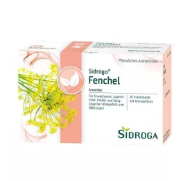 SIDROGA Sachets filtres pour thé au fenouil, 20X2,0 g