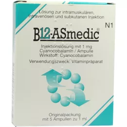 Ampoules B12 ASMEDIC , 5X1ml