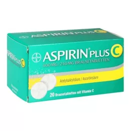 ASPIRIN Plus C comprimés effervescents, 20 pc