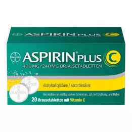 ASPIRIN plus C comprimés effervescents, 20 pcs