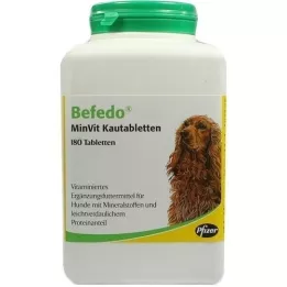 BEFEDO Minvit Chewing Tablets F.Hunde, 180 pc