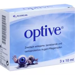 OPTIVE gouttes oculaires, 3x10 ml