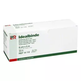 IDEALBINDE Lohmann 8 cmx5 m avec boucle, 10 pièces