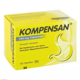 KOMPENSAN Comprimés 340 mg, 100 pcs