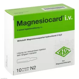 MAGNESIOCARD par intérim Solution injectable, 10X10 ml