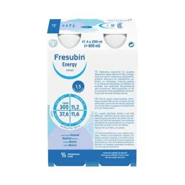 FRESUBIN ENERGY DRINK Bouteille neutre, 4X200 ml