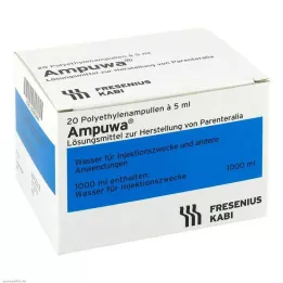 AMPUWA Ampli plastique. Solution injectable/pour perfusion, 20X5 ml