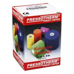 PRESSOTHERM Bande cohésive 8 cmx4 m bleu, 1 pièce