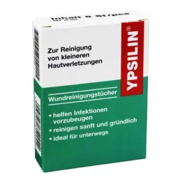 YPSILIN Lingettes nettoyantes pour plaies, 5 pièces