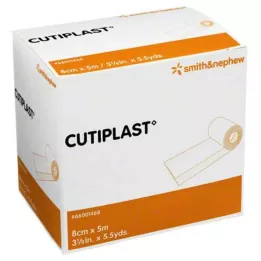 CUTIPLAST Pansement pour plaies de 8 cm x 5 m dans un distributeur, 1 P