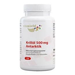 Huile de krill 500 mg capsules antarctiques, 100 pièces