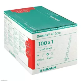 OMNIFIX Insuline Solo, 1 ml, U40, 100 x 1 ml