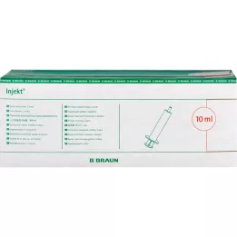 INJEKT Seringue solo 10 ml Luer excentrique PVC-fr., 100X10 ml