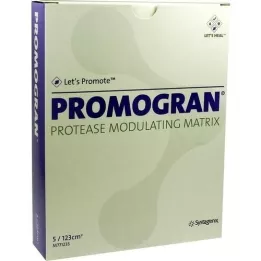 PROMOGRAN Tamponnades stériles de 123 qcm, 5 pièces