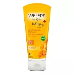 WELEDA Lotion lavante au calendula & Shampoing, 200 ml