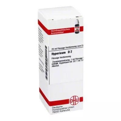 HYPERICUM Dilution D2, 20 ml HYPERICUM Dilution D2, 20 ml