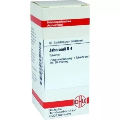 JABORANDI D 4 comprimés, 80 pc