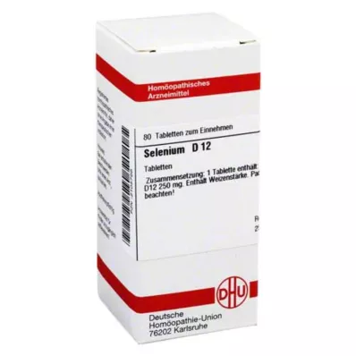 SELENIUM D 12 comprimés, 80 pcs SELENIUM D 12 comprimés, 80 pcs