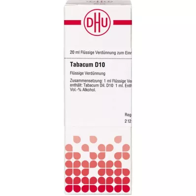 TABACUM Dilution D 10, 20 ml