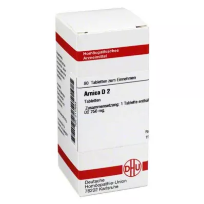 ARNICA D 2 comprimés, 80 pc ARNICA D 2 comprimés, 80 pc