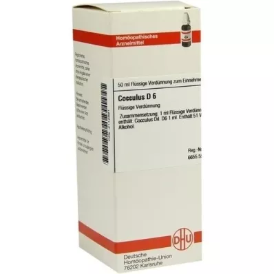 COCCULUS D 6 Dilution, 50 ml