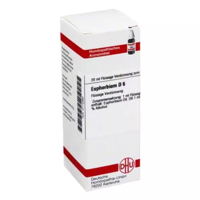EUPHORBIUM Dilution D 6, 20 ml EUPHORBIUM Dilution D 6, 20 ml