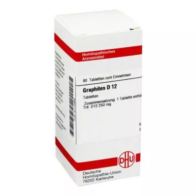 GRAPHITES D 12 comprimés, 80 pcs GRAPHITES D 12 comprimés, 80 pcs