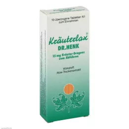 KRÄUTERLAX Dr.Henk 15 mg comprimés à base de plantes pour laxatifs, 10 pcs