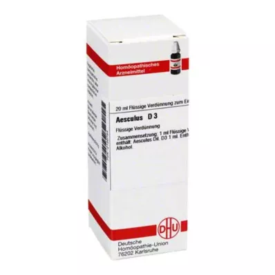 AESCULUS Dilution D3, 20 ml AESCULUS Dilution D3, 20 ml