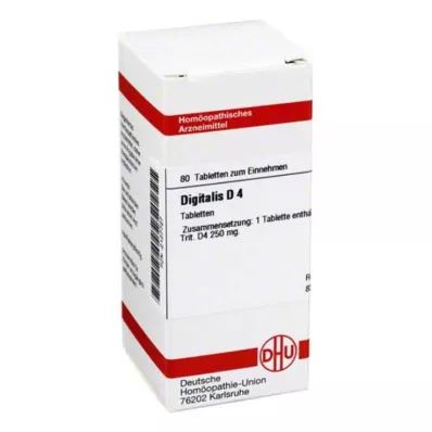 DIGITALIS D 4 comprimés, 80 pcs
