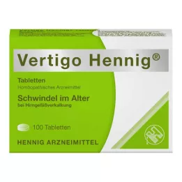 VERTIGO HENNIG Comprimés, 100 pièces