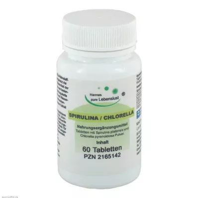 SPIRULINA+CHLORELLA comprimés, 60 |2| pièces |2|
