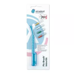 Miradent Pic Brosse Kit Intro Kit Bleu, 1 pc