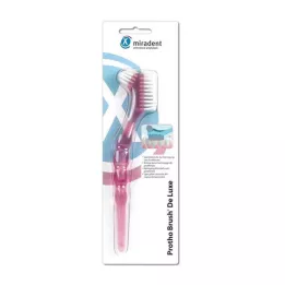 MIRADENT Brosse pour prothèse dentaire Protho Brush rose trans., 1 pièce