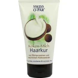Traitement capillaire au lait de coco Swiss O Par, 150 ml