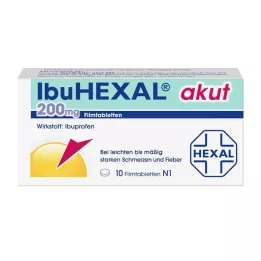 IBUHEXAL Aiguë 200 comprimés pelliculés, 10 pcs