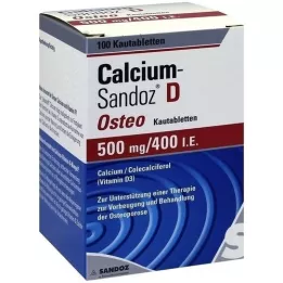 Calcium Sandoz Tablettes à croquettes dosteo, 100 pc