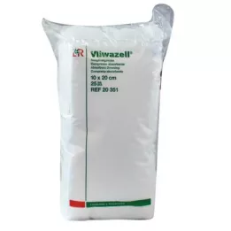 VLIWAZELL Compresses absorbantes non stériles 10x20 cm, 25 pcs
