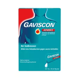 GAVISCON Suspension Advance à la menthe poivrée, 24 x 10 ml