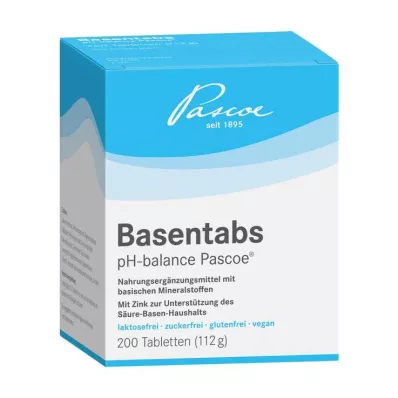 BASENTABS Comprimés Pascoe pour équilibrer le pH, 200 pièces