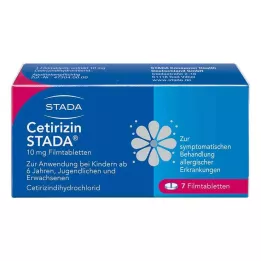CETIRIZIN STADA Comprimés pelliculés à 10 mg, 7 pcs