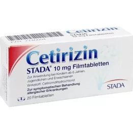 CETIRIZIN STADA 10 mg de comprimés de films, 20 pc