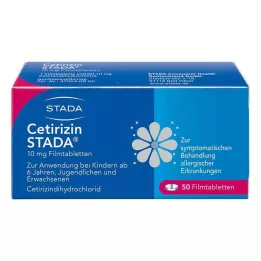 CETIRIZIN STADA Comprimés pelliculés à 10 mg, 50 pièces