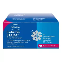 CETIRIZIN STADA Comprimés pelliculés à 10 mg, 100 pièces