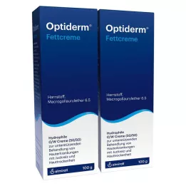 OPTIDERM Crème grasse, 2X100 g