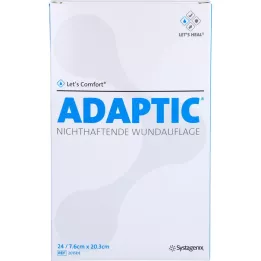 ADAPTIC Pansement humide 7,6 x 20,3 cm 2015DE, 24 pièces