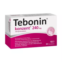 TEBONIN konzent 240 mg comprimés pelliculés, 80 pcs