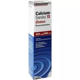 CALCIUM SANDOZ D OSTEO Tablettes effervescentes, 20 pc