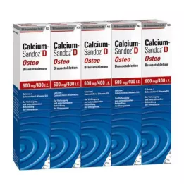 CALCIUM SANDOZ Comprimés effervescents D Osteo, 100 pcs