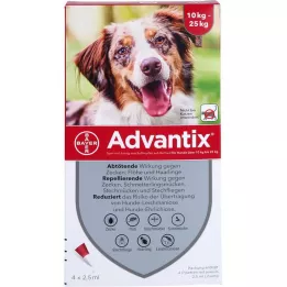 Advantix Spot-sur Dog10-25, 4 pc